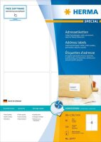 HERMA Adressetiketten weiß 96,0 x 139,7 mm, 80 Blatt