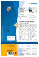 HERMA Etiketten weiß 38,1 x 21,2 mm, 80 Blatt