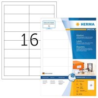 HERMA Etiketten weiß 97,0 x 33,8 mm, 80 Blatt