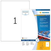 HERMA Folienetiketten weiß 210,0 x 297,0 mm, 80 Blatt