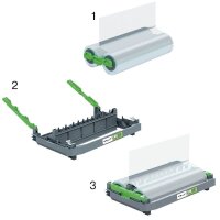 GBC Laminierfolienrolle für Nachfüllbare Kassetten Foton 30 glänzend für diverse Formate bis A3 100 micron, 1 St.