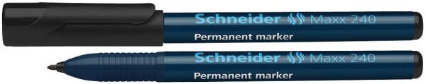 Schneider Maxx 240 Permanentmarker schwarz 1,0 - 2,0 mm, 10 St.