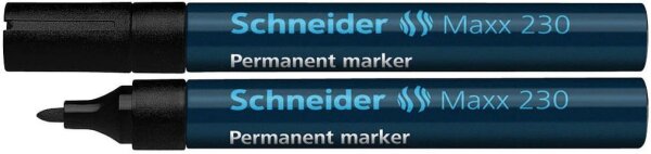 Schneider Maxx 230 Permanentmarker schwarz 1,0 - 3,0 mm, 10 St.
