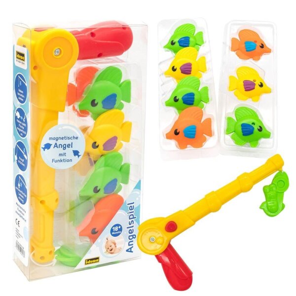Idena Badespielzeug Angelset mehrfarbig, 1 Set