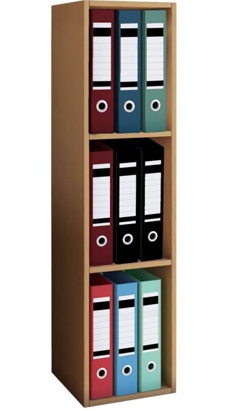 VCM my office Aktenregal Offas buche 34,0 x 29,0 x 107,0 cm, 1 St.