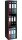 VCM my office Aktenregal Offas schwarz 34,0 x 29,0 x 107,0 cm, 1 St.