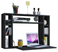 VCM my office Wandila Wandschreibtisch schwarz...