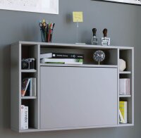 VCM my office Wandila Wandschreibtisch grau rechteckig, hängend grau 90,0 x 20,0/67,0 cm