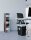 VCM my office Aktenregal Offas grau 34,0 x 29,0 x 107,0 cm, 1 St.