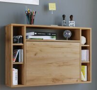 VCM my office Wandila Wandschreibtisch eiche rechteckig, hängend eiche 90,0 x 20,0/67,0 cm