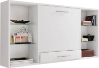 VCM my office Teala Wandschreibtisch weiß quadratisch, hängend weiß 120,0 x 20,0 cm
