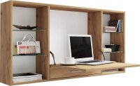 VCM my office Teala Wandschreibtisch eiche quadratisch,...