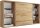 VCM my office Teala Wandschreibtisch eiche quadratisch, hängend eiche 120,0 x 20,0 cm