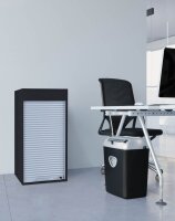 VCM my office Aktos L Rollladenschrank schwarz 1 Fachboden 50,0 x 40,0 x 93,0 cm