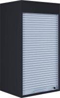 VCM my office Aktos L Rollladenschrank schwarz 1 Fachboden 50,0 x 40,0 x 93,0 cm