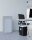 VCM my office Aktos L Rollladenschrank schwarz 1 Fachboden 50,0 x 40,0 x 93,0 cm