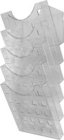 helit Wandprospekthalter the grid wall transparent DIN A4...