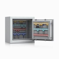 ISS safe4key Schlüsseltresor lichtgrau mit 64 Haken,...