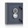 ISS safe4key Schlüsseltresor grau mit 5 + Schlüsselhaken-System Haken, Elektronikschloss, 33,0 x 16,5 x 44,0 cm, 1 St.