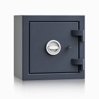 ISS safe4key Schlüsseltresor grau mit 64 Haken, Doppelbartschloss, 40,0 x 27,0 x 40,0 cm, 1 St.