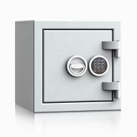 ISS safe4key Schlüsseltresor lichtgrau mit 72 Haken, Elektronikschloss, 42,0 x 42,0 x 40,0 cm, 1 St.