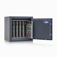 ISS safe4key Schlüsseltresor grau mit 280 Haken,...