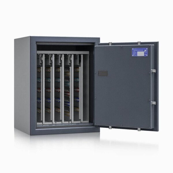 ISS safe4key Schlüsseltresor grau mit 440 Haken, Elektronikschloss, 50,0 x 42,0 x 65,0 cm, 1 St.
