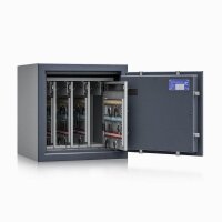 ISS safe4key Schlüsseltresor grau mit 144 Haken,...