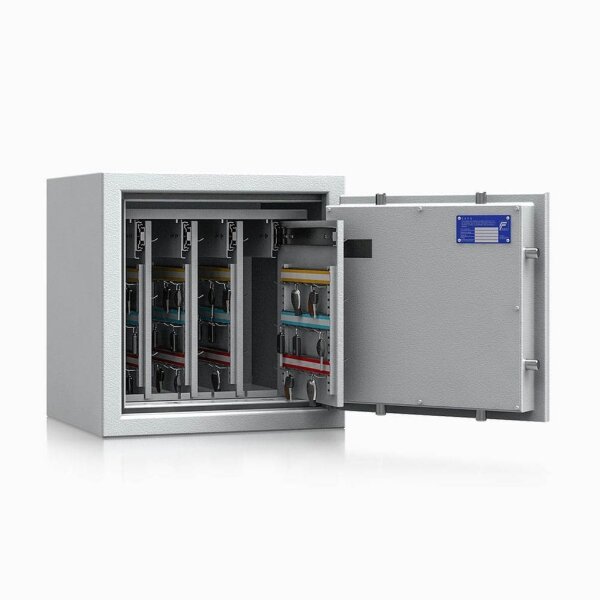 ISS safe4key Schlüsseltresor lichtgrau mit 144 Haken, Elektronikschloss, 50,0 x 42,0 x 50,0 cm, 1 St.