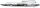 Tombow Kugelschreiber Airpress Pen transparent, Schreibfarbe: schwarz, 1 St.