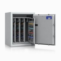 ISS safe4key Schlüsseltresor lichtgrau mit 192 Haken, Elektronikschloss, 50,0 x 42,0 x 65,0 cm, 1 St.