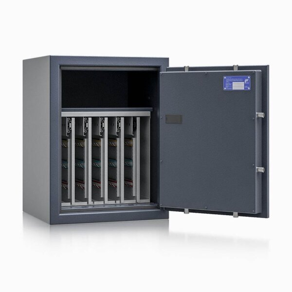 ISS safe4key Schlüsseltresor grau mit 280 Haken, Elektronikschloss, 50,0 x 42,0 x 65,0 cm, 1 St.