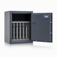 ISS safe4key Schlüsseltresor grau mit 280 Haken,...