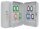 WEDO Schlüsselkasten lichtgrau mit 36 Haken, Sicherheitsschloss, 18,0 x 6,0 x 25,0 cm, 1 St.