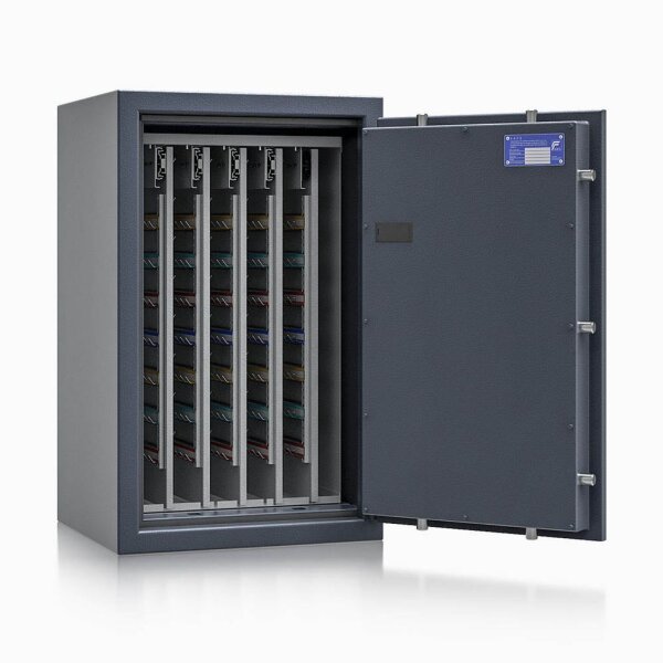ISS safe4key Schlüsseltresor grau mit 600 Haken, Elektronikschloss, 50,0 x 42,0 x 80,0 cm, 1 St.
