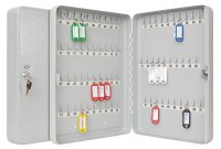 WEDO Schlüsselkasten lichtgrau mit 70 Haken,...