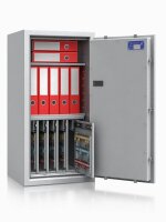ISS safe4key Schlüsseltresor lichtgrau mit 280 Haken, Elektronikschloss, 50,0 x 42,0 x 100,0 cm, 1 St.