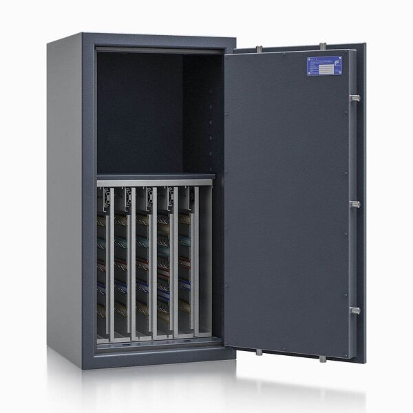 ISS safe4key Schlüsseltresor grau mit 440 Haken, Doppelbartschloss, 50,0 x 42,0 x 100,0 cm, 1 St.