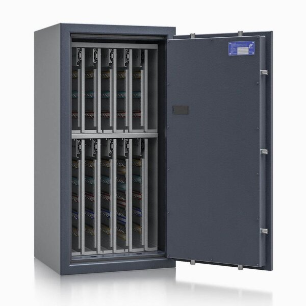 ISS safe4key Schlüsseltresor grau mit 720 Haken, Elektronikschloss, 50,0 x 42,0 x 100,0 cm, 1 St.