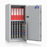 ISS safe4key Schlüsseltresor lichtgrau mit 440 Haken, Elektronikschloss, 50,0 x 42,0 x 100,0 cm, 1 St.