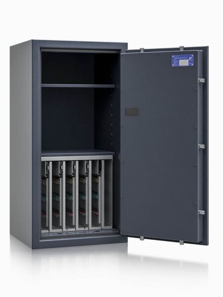 ISS safe4key Schlüsseltresor grau mit 280 Haken, Elektronikschloss, 50,0 x 42,0 x 100,0 cm, 1 St.