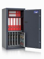 ISS safe4key Schlüsseltresor grau mit 280 Haken, Elektronikschloss, 50,0 x 42,0 x 100,0 cm, 1 St.