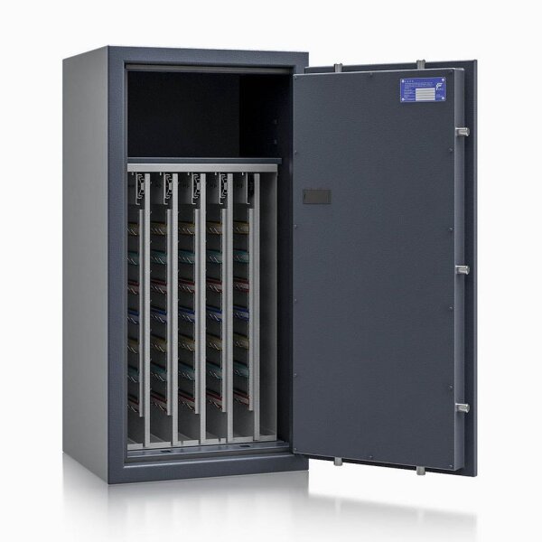 ISS safe4key Schlüsseltresor grau mit 600 Haken, Elektronikschloss, 50,0 x 42,0 x 100,0 cm, 1 St.