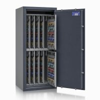 ISS safe4key Schlüsseltresor grau mit 880 Haken, Doppelbartschloss, 50,0 x 42,0 x 115,0 cm, 1 St.
