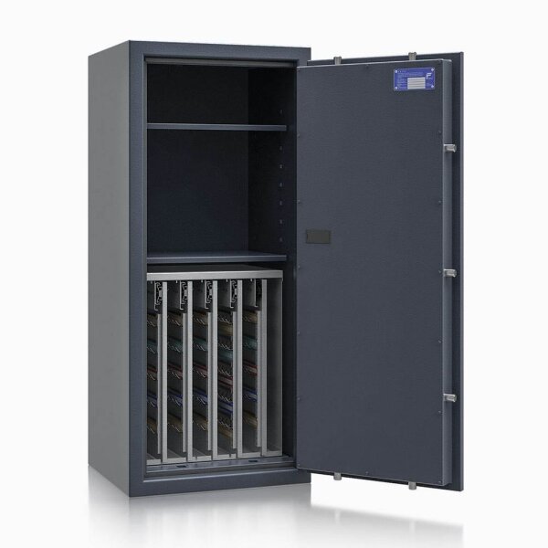 ISS safe4key Schlüsseltresor grau mit 440 Haken, Elektronikschloss, 50,0 x 42,0 x 115,0 cm, 1 St.