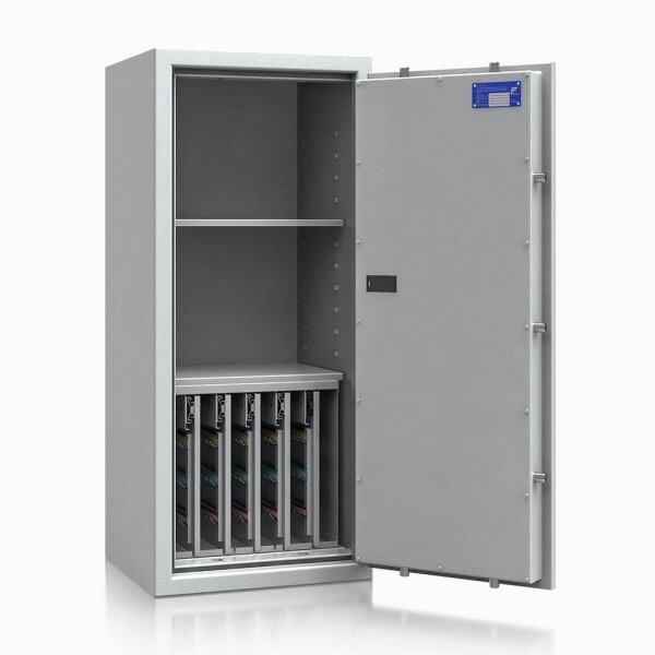 ISS safe4key Schlüsseltresor lichtgrau mit 280 Haken, Elektronikschloss, 50,0 x 42,0 x 115,0 cm, 1 St.