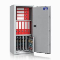 ISS safe4key Schlüsseltresor lichtgrau mit 280 Haken, Elektronikschloss, 50,0 x 42,0 x 115,0 cm, 1 St.