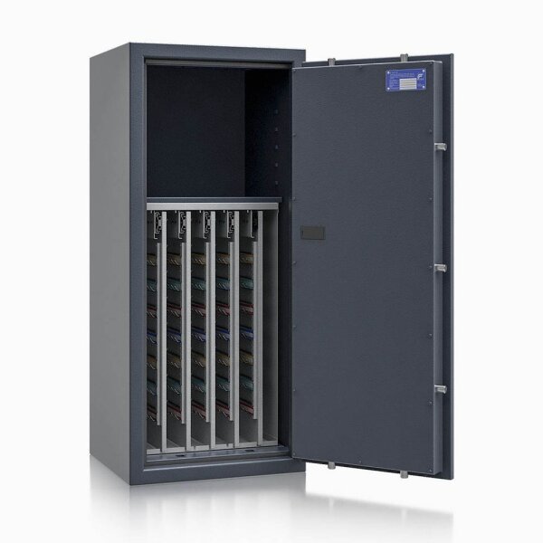 ISS safe4key Schlüsseltresor grau mit 600 Haken, Elektronikschloss, 50,0 x 42,0 x 115,0 cm, 1 St.