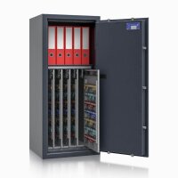 ISS safe4key Schlüsseltresor grau mit 600 Haken, Elektronikschloss, 50,0 x 42,0 x 115,0 cm, 1 St.