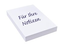 Notizpapier weiß DIN A5, ca. 250 Blatt, 1 Pack